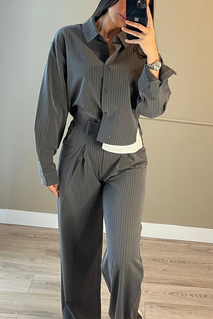 Ensemble Marinière Gris
