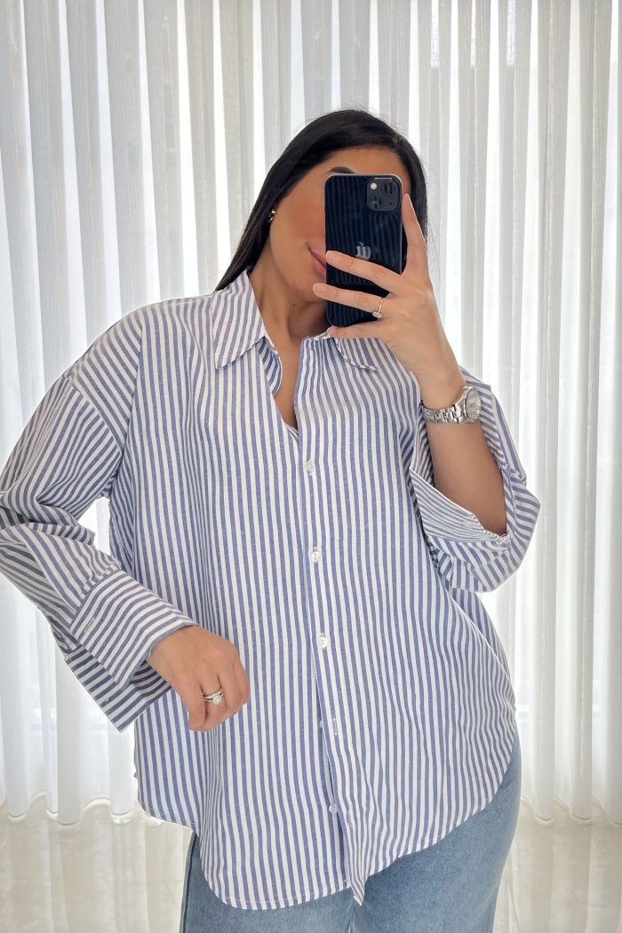 CHEMISE RAYÉE BLEU