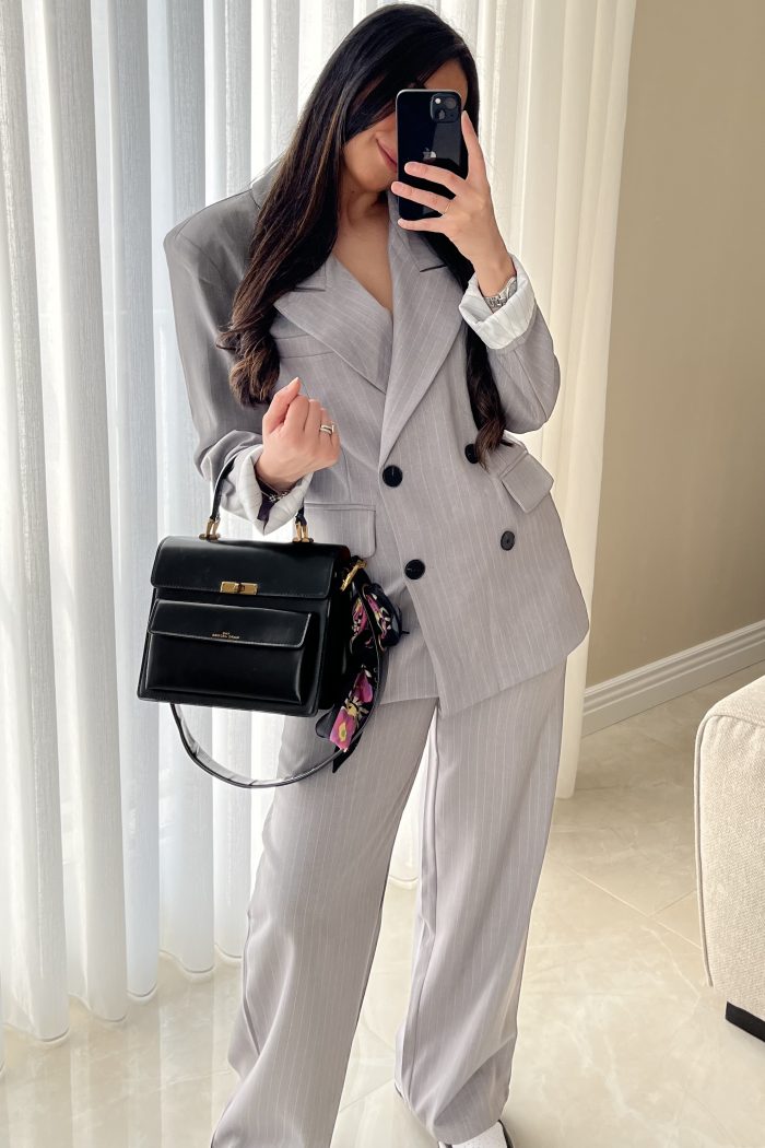 ENSEMBLE BLAZER GRIS LULU