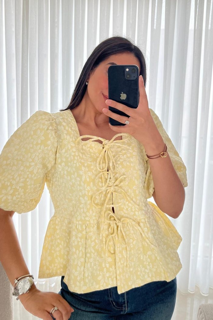 HAUT JAUNE MIREILLE